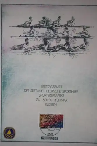 Sporthilfe Ersttagsblatt 1981