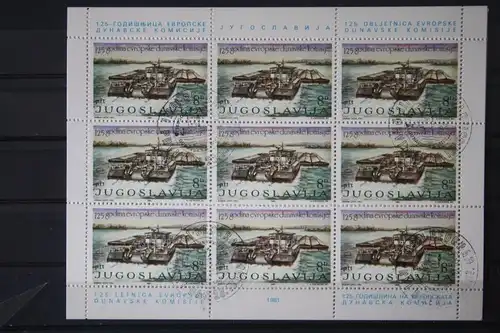 CEPT EUROPA-UNION Jugoslawien Donaukommission 1981; Kleinbogensatz
