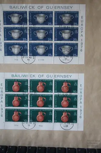 Guernsey Kleinbogen KB CEPT 1976 auf FDC