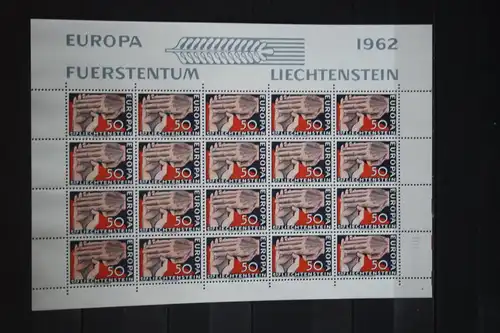 Liechtenstein Kleinbogen  CEPT 1962