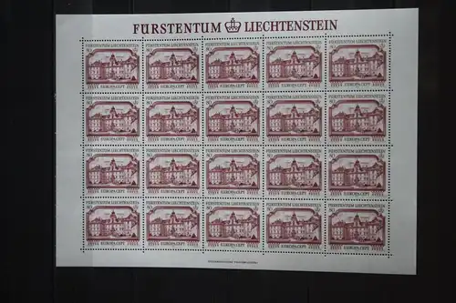Liechtenstein Kleinbogen  CEPT 1978