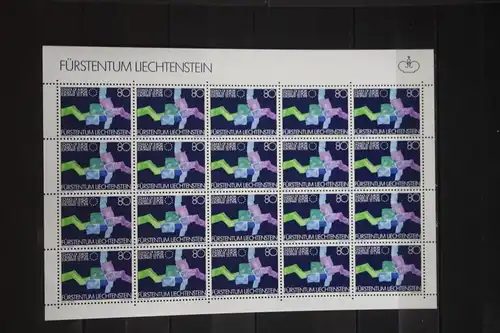 Liechtenstein Kleinbogen  Europarat  1979