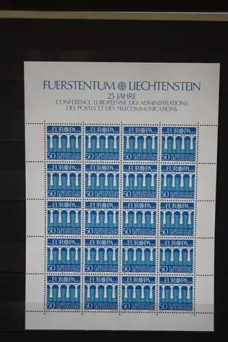 Liechtenstein Kleinbogen  CEPT 1984