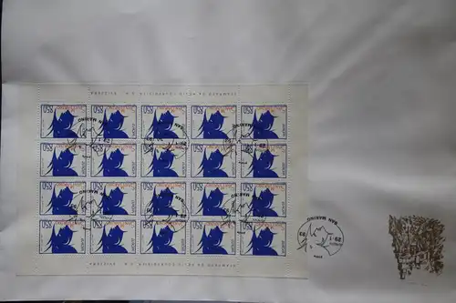 San Marino Kleinbogen  CEPT 1993 FDC