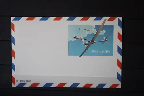 USA Ganzsache Ganzsachenkarte 1982, Airmail, 28 Cent