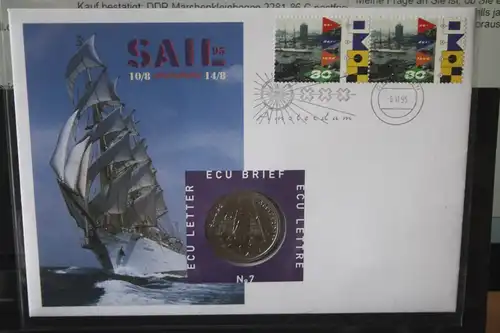 Numisbrief ECU 1995 Sail 95