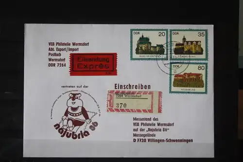  DDR Ausstellungsbrief Najubria 86