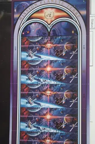 UNO Genf, Kleinbogen Mission Planete Terre 1992, Weltraum, Raumfahrt