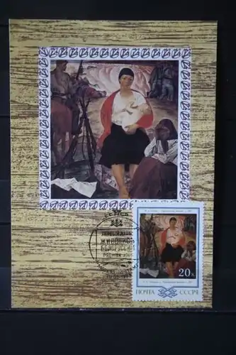 UdSSR, Maximumkarten Malerei 1983; Set von 5 amtl. MK