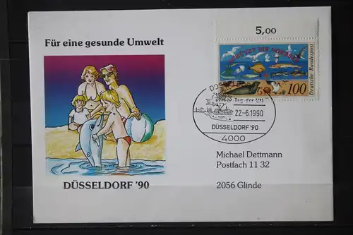 Sonderstempel Tag der UNO 1990 Düsseldorf