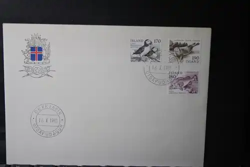 Island Tiere 1980, FDC