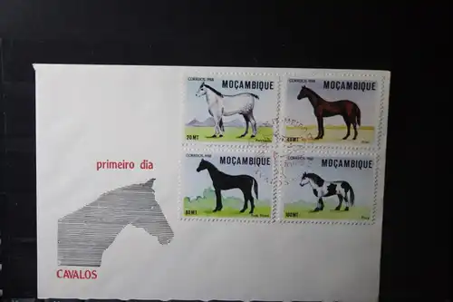 Mocambique Pferde  1988, FDC