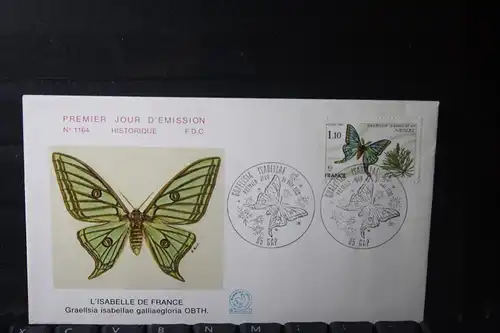 Frankreich, Schmetterling  1980, FDC