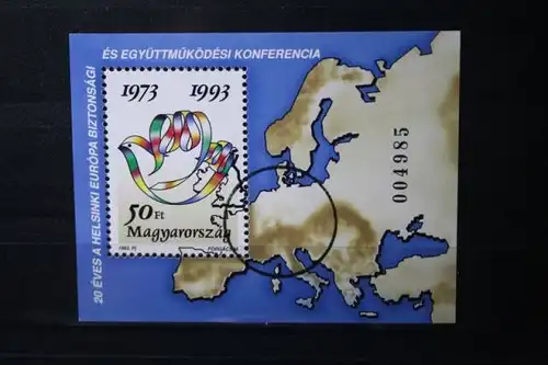 Ungarn, KSZE-Block 1993, SPECIMEN