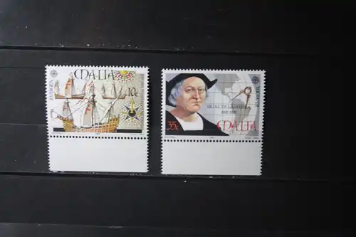 Malta , CEPT 1992 Schiffe, Entdeckung Amerikas