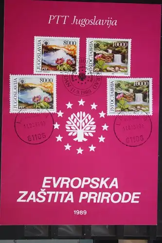 Jugoslawien, Europäisches Naturschutzjahr 1980, EUROPA-UNION-Mitläufer CEPT-Symphatie-Ausgabe