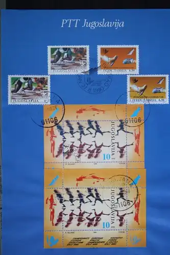 Jugoslawien, Europameisterschaft Leichtathletik 1990, EUROPA-UNION-Mitläufer CEPT-Symphatie-Ausgabe