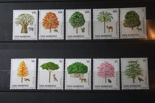 San Marino, Europäisches Naturschutzjahr 1979, Bäume
