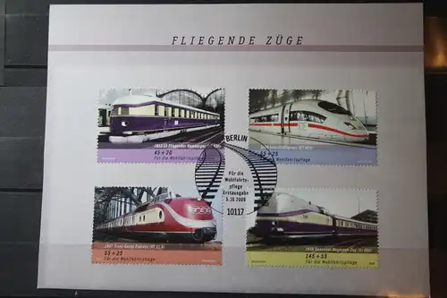 Bundesrepublik, Wohlfahrt 2006,  Eisenbahn, Züge, Fliegende Züge