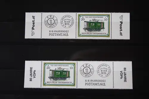 Österreich, Tag der Briefmarke, Eisenbahn, Fahrendes Postamt 2001