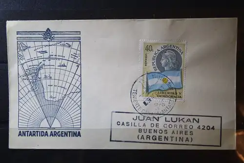 FDC der Antarktis-Expedition, Argentinien, 1957/58; Internationales Geophysikalisches Jahr