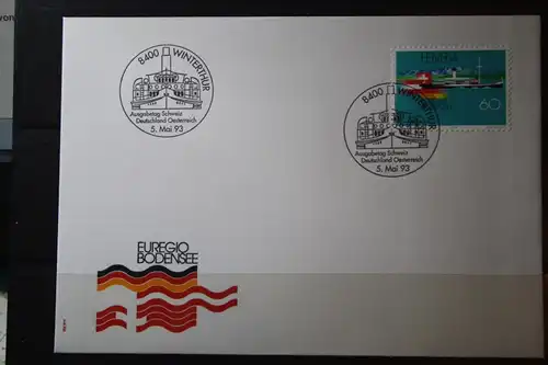 FDC Schweiz der Gemeinschafts-Ausgabe EUREGIO Bodensee