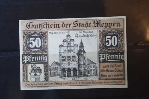 Notgeld Meppen, 50 Pf.