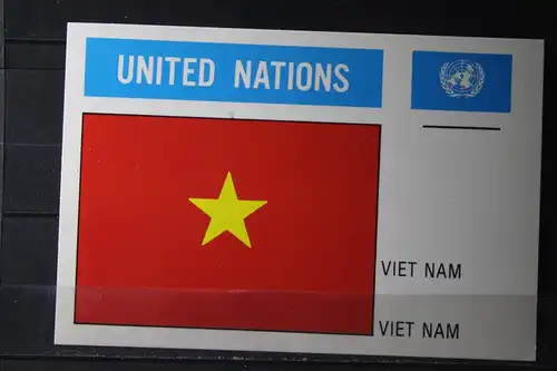 MK Maximumkarte UNO New York Flaggen Vietnam