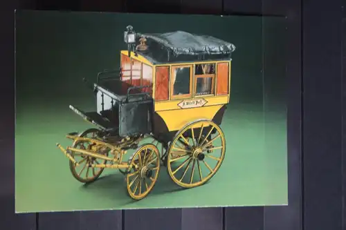 Postmuseumskarte, Postomnibus um 1900