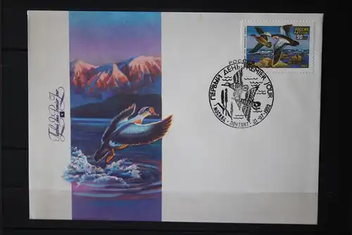 Russland, Rußland, Tiere, Wassertiere, Vögel, Wasservögel, 3 FDC