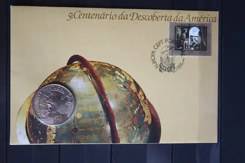 Portugal CEPT EUROPA-UNION 1992, Numisbrief