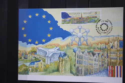Belgien 3. Direktwahl Europaparlament 1989, Maximumkarte