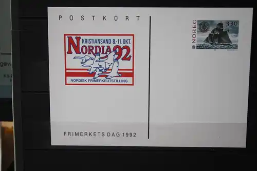 Norwegen ,CEPT EUROPA-UNION 1992, Ganzsache