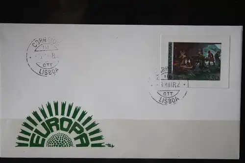 Portugal Madeira, CEPT 1982, FDC, ungezähnte Marken aus dem Blatt der CTT (Post)