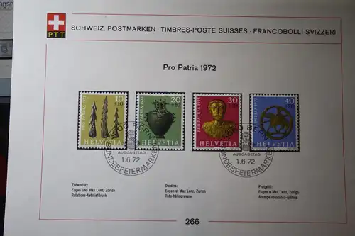 Sammelblatt Pro Patria 1972