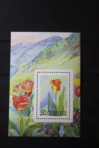 Blumen, Usbekistan,  Block, 1993