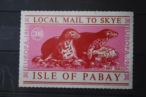 Isle of Pabay EUROPA-UNION-Mitläufer, CEPT-Mitläufer, Englische Insel-Lokalpost-Marken 1966
