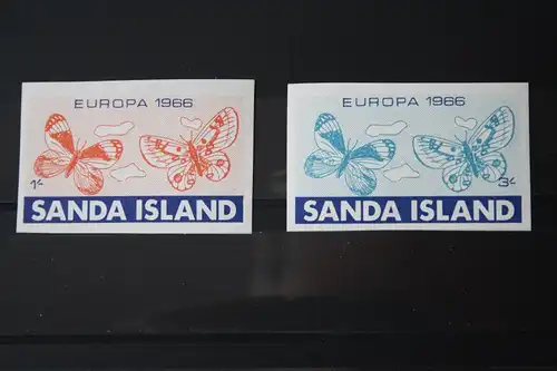 EUROPA-UNION-Mitläufer, CEPT-Mitläufer, Englische Insel-Lokalpost-Marken: Isle of SANDA, Sanda Island 1966