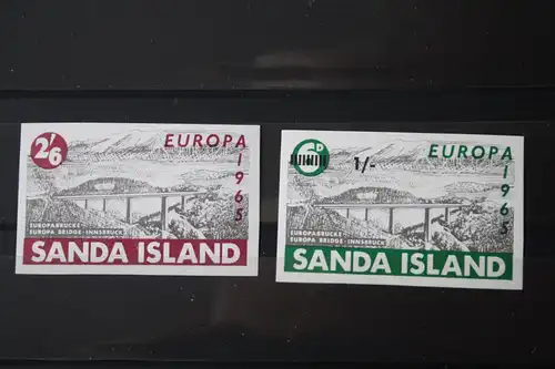 EUROPA-UNION-Mitläufer, CEPT-Mitläufer, Englische Insel-Lokalpost-Marken: Isle of SANDA, Sanda Island 1965