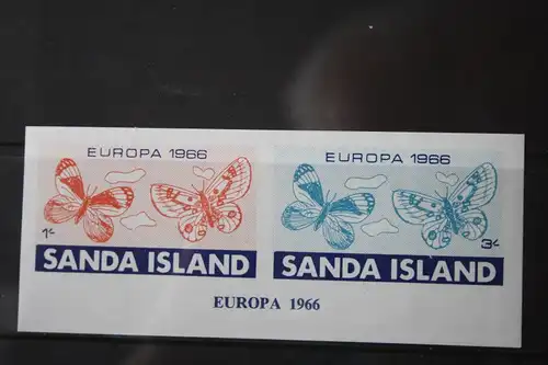 EUROPA-UNION-Mitläufer, CEPT-Mitläufer, Englische Insel-Lokalpost-Marken: Isle of SANDA, Sanda Island 1966