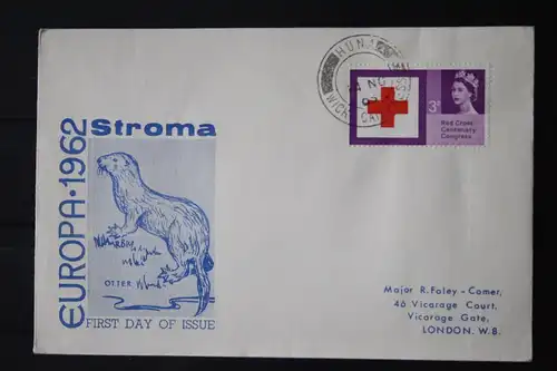 Stroma Island, EUROPA-UNION-Mitläufer, CEPT-Mitläufer, Englische Insel-Lokalpost-Marken 1963, FDC