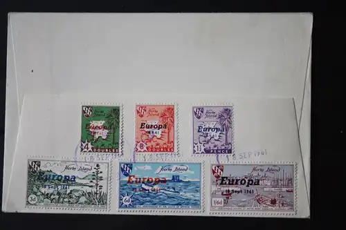 Herm Island 1961 EUROPA-UNION-Mitläufer, CEPT-Mitläufer, Englische Insel-Lokalpost-Marken