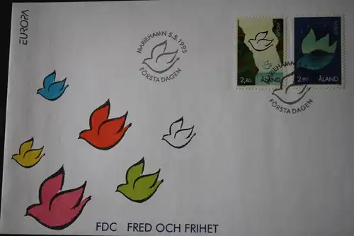 Finnland-Aland CEPT EUROPA-UNION 1995 FDC