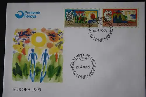 Dänemark-Färöer 1995  CEPT EUROPA-UNION FDC