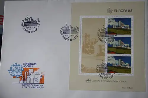Portugal-Azoren CEPT EUROPA-UNION 1983, Block 124