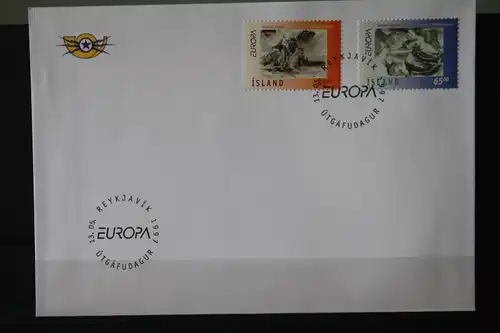 Island 1997 CEPT EUROPA-UNION FDC