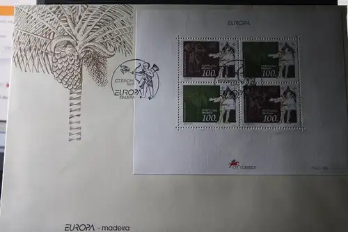 Portugal - Madeira CEPT EUROPA-UNION 1994 Block auf FDC