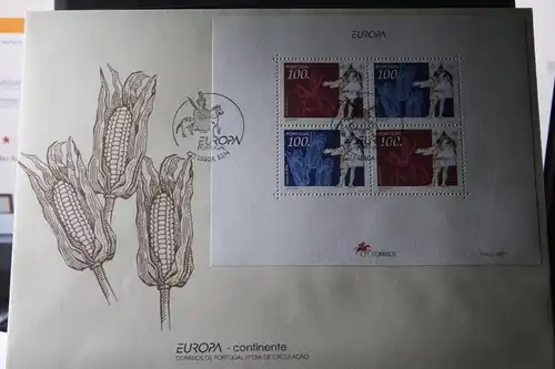 Portugal CEPT EUROPA-UNION 1994 Block auf FDC