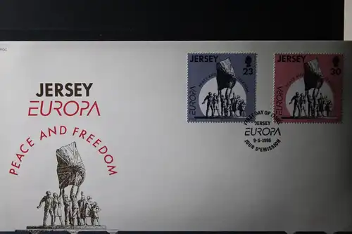 Großbritannien- Jersey  CEPT EUROPA-UNION 1995 FDC