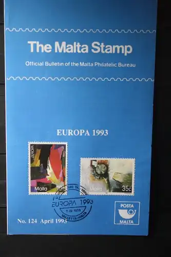 Malta CEPT EUROPA-UNION 1993 Bulletin